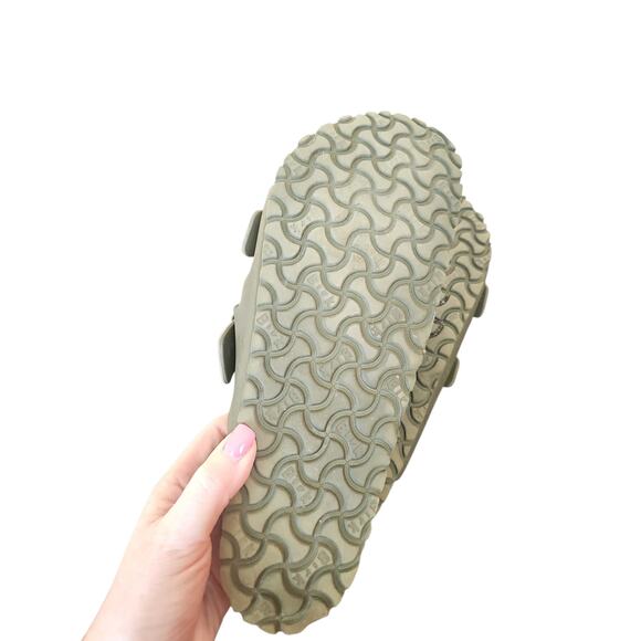 Birkenstock 46 Men\'s Arizona Eva Sandals olive green sz 13 or 13.5